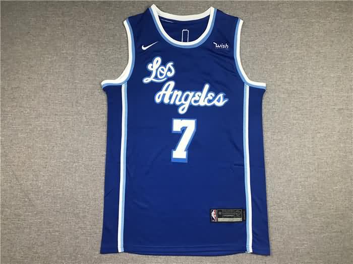 20/21 Los Angeles Lakers ANTHONY #7 Blue Basketball Jersey (Stitched)