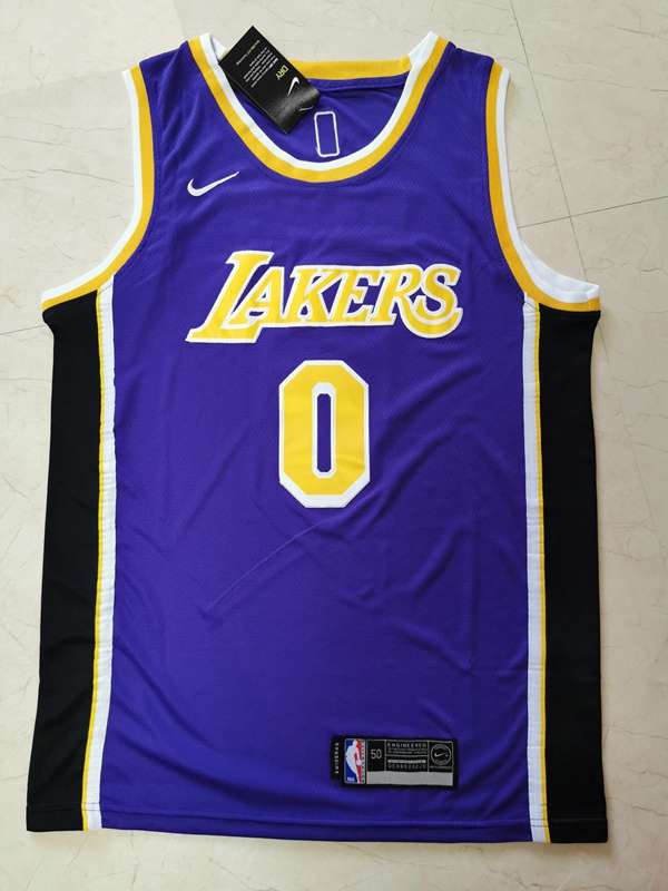 Los Angeles Lakers KUZMA #0 Purple Classics Basketball Jersey (Stitched)