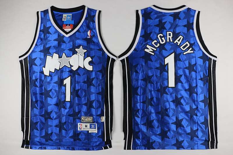 Orlando Magic MCGRADY #1 Blue Classics Basketball Jersey 02 (Stitched)