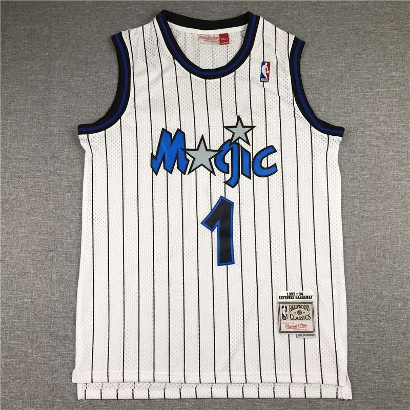 Orlando Magic HARDAWAY #1 White Classics Basketball Jersey 02 (Stitched)
