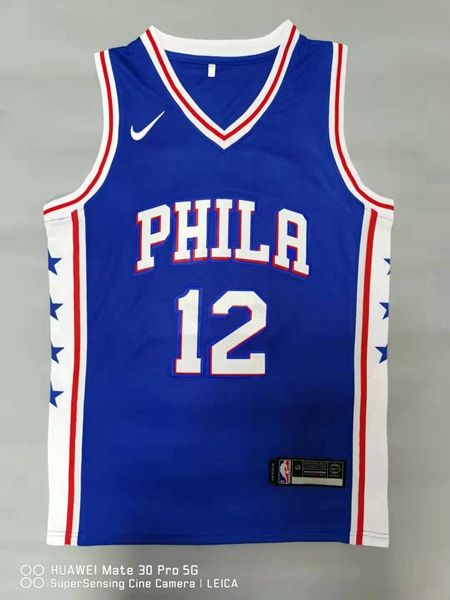 20/21 Philadelphia 76ers HARRLS #12 Blue Basketball Jersey (Stitched)