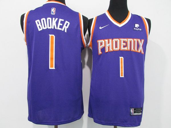 20/21 Phoenix Suns BOOKER #1 Purple Basketball Jersey (Stitched)