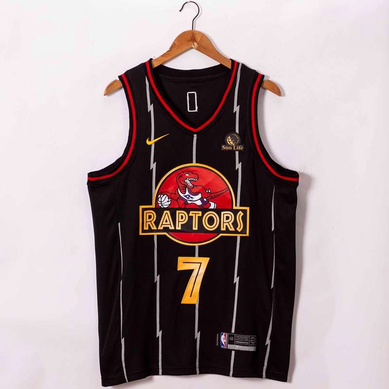 20/21 Toronto Raptors LOWRY #7 Black Basketball Jersey (Stitched)