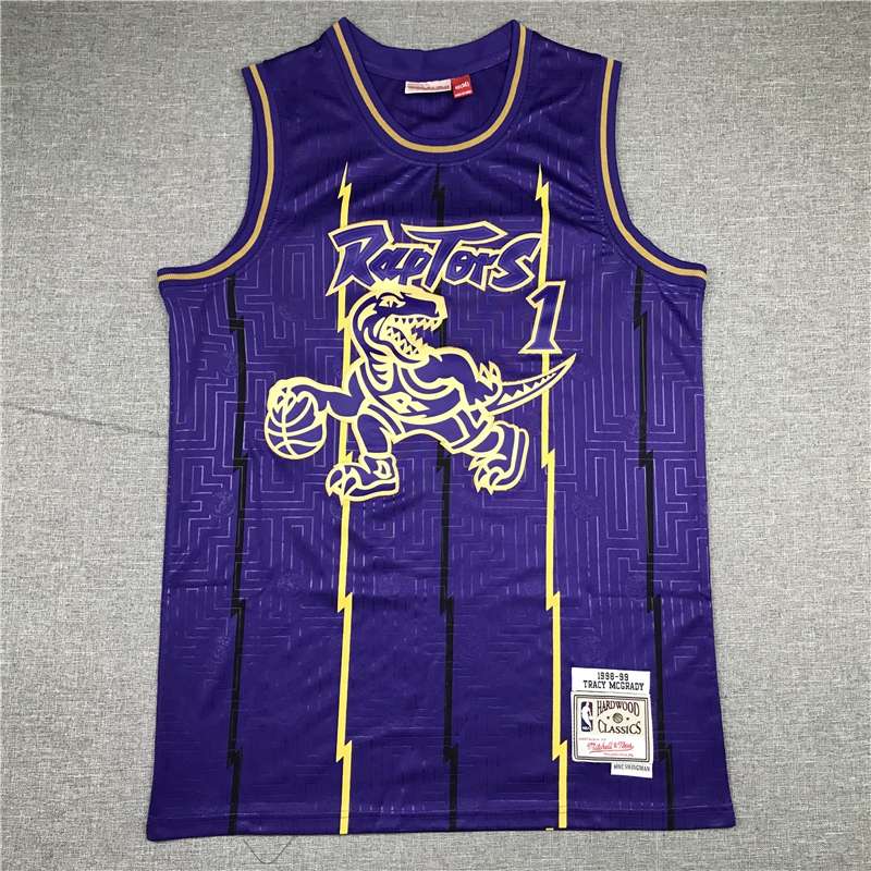 Toronto Raptors MCGRADY #1 Purple Limited Basketball Jersey (Stitched)
