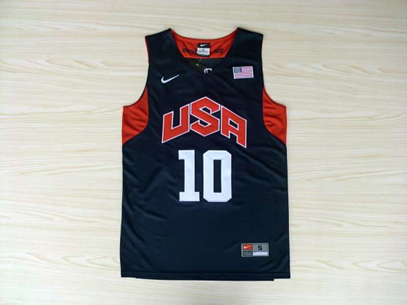2012 USA BRYANT #10 Dark Blue Classics Basketball Jersey (Stitched)