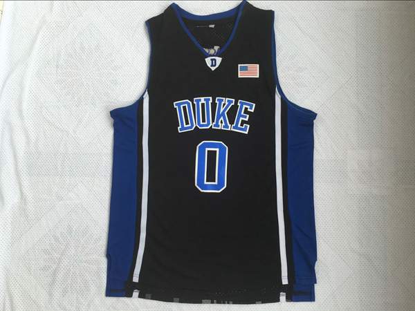Duke Blue Devils TATUM #0 Black NCAA Basketball Jersey