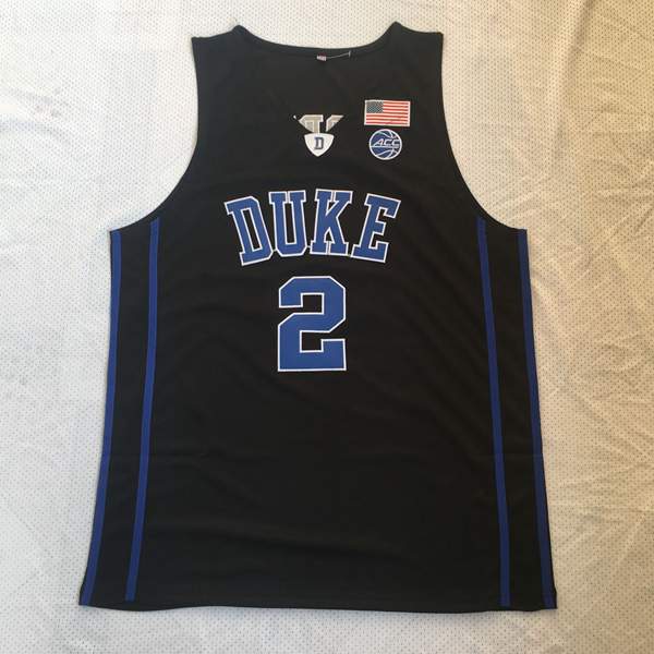Duke Blue Devils REDDISH #2 Black NCAA Basketball Jersey