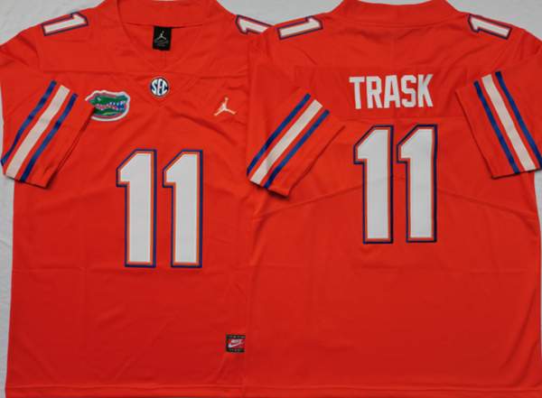 Florida Gators TRASK #11 Orange NCAA Football Jersey