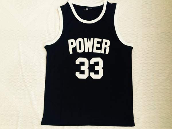 Power ALCINDOR #33 Black Basketball Jersey