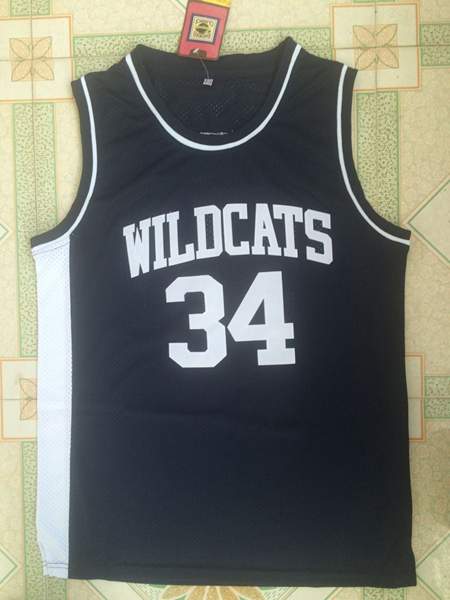 Wildcats BIAS #34 Black Basketball Jersey