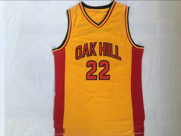 Oak Hill ANTHONY #22 Yellow Basketball Jersey