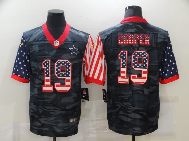 Dallas Cowboys Black USA Flag NFL Jersey 03