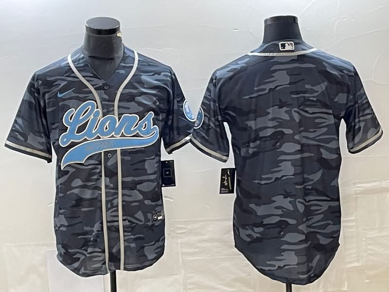 Detroit Lions Camouflage MLB&NFL Jersey