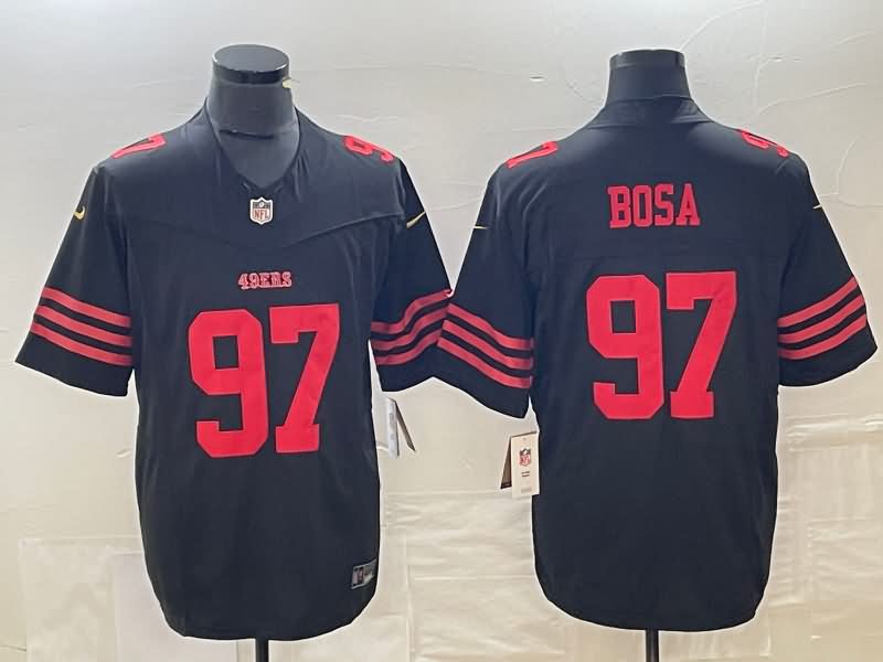 San Francisco 49ers Black NFL Jersey 04