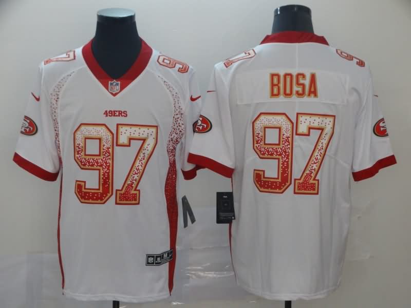 San Francisco 49ers White NFL Jersey 08