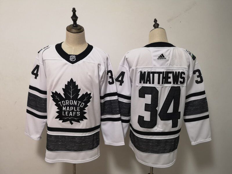 2019 Toronto Maple Leafs MATTHEWS #34 White All Star NHL Jersey