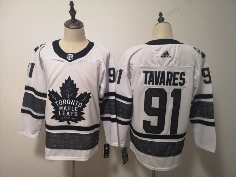 2019 Toronto Maple Leafs TAVARES #91 White All Star NHL Jersey