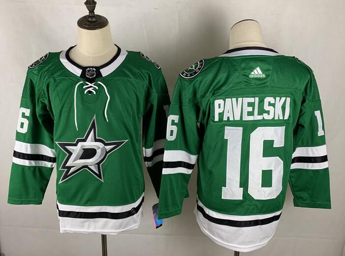 Dallas Stars PAVELSKI #16 Green NHL Jersey