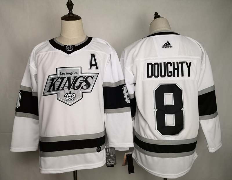 Los Angeles Kings DOUGHTY #8 White Classics NHL Jersey