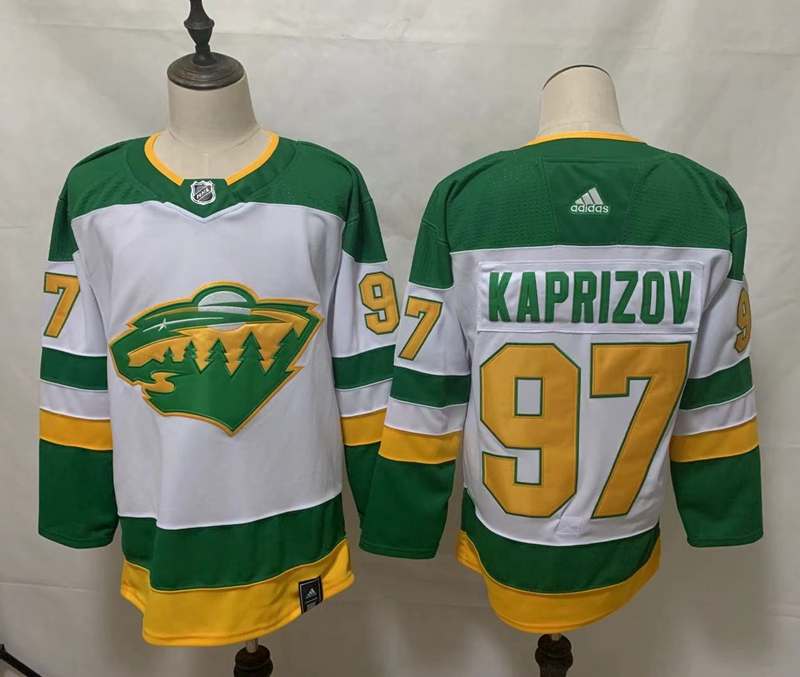 Minnesota Wild KAPRIZOV #97 White NHL Jersey