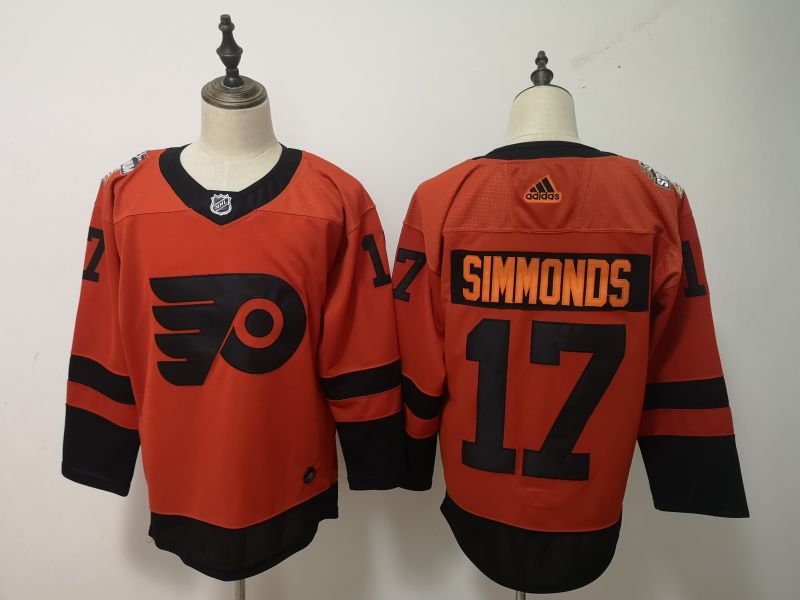 Philadelphia Flyers SIMMONDS #17 Orange NHL Jersey 02