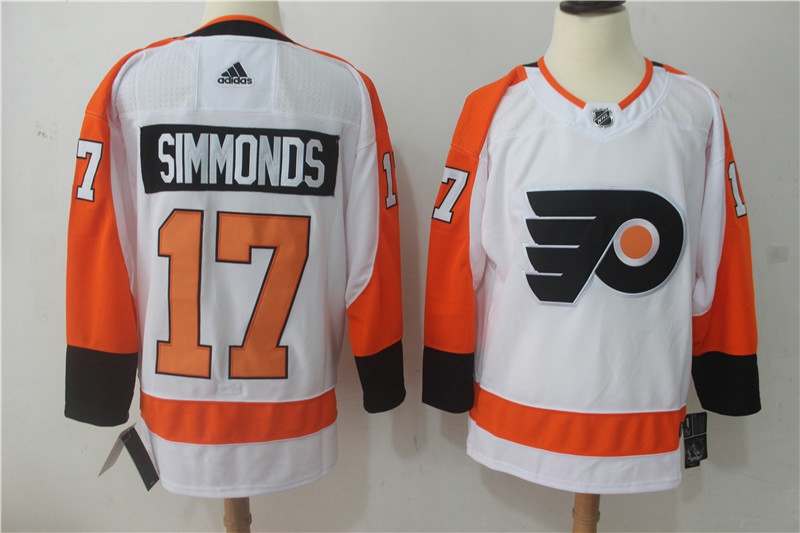 Philadelphia Flyers SIMMONDS #17 White NHL Jersey