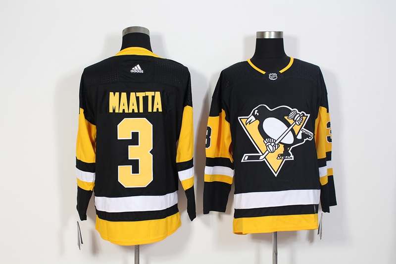 Pittsburgh Penguins MAATTA #3 Black NHL Jersey
