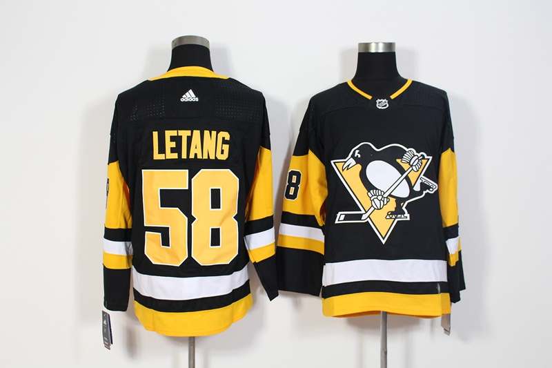 Pittsburgh Penguins LETANG #58 Black NHL Jersey