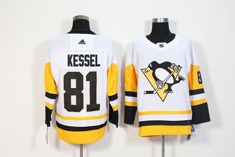 Pittsburgh Penguins KESSEL #81 White NHL Jersey