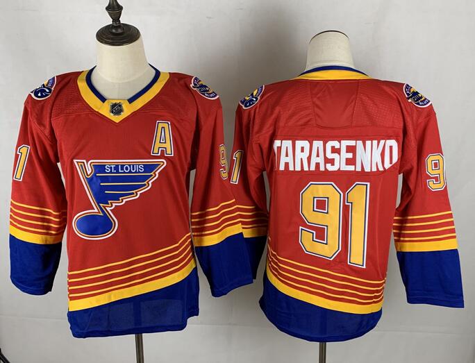 St Louis Blues TARASENKO #91 Red Classics NHL Jersey