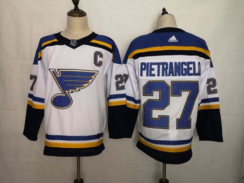 St Louis Blues PIETRANGELO #27 White NHL Jersey
