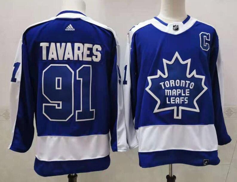 Toronto Maple Leafs TAVARES #91 Blue Classics NHL Jersey