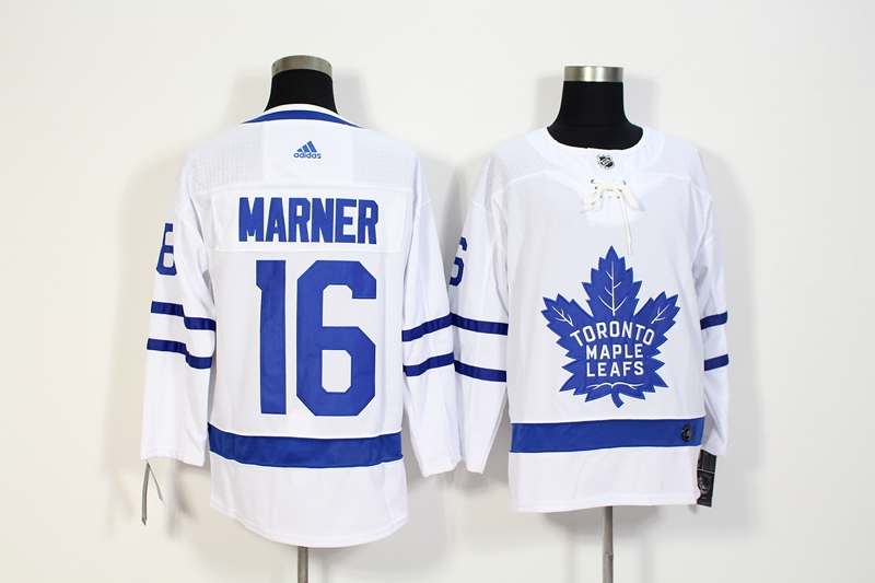 Toronto Maple Leafs MARNER #16 White NHL Jersey