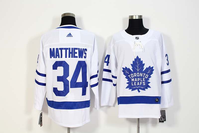 Toronto Maple Leafs MATTHEWS #34 White NHL Jersey