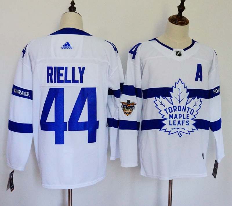 Toronto Maple Leafs RIELLY #44 White NHL Jersey