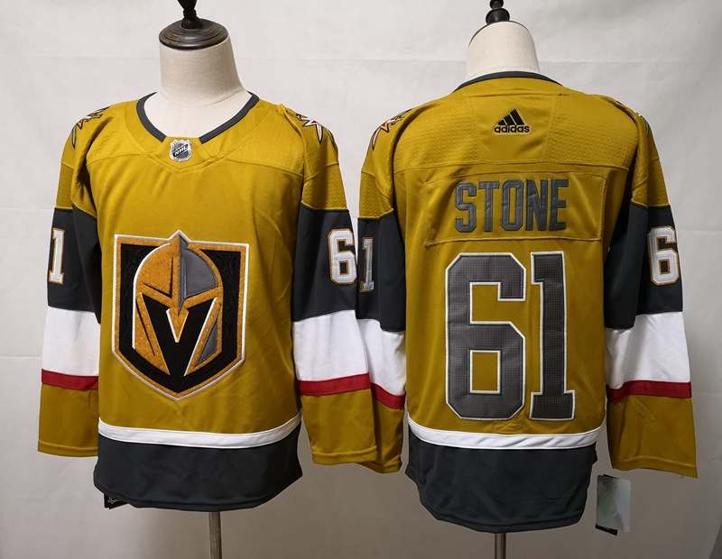 Vegas Golden Knights STONE #61 Golden NHL Jersey