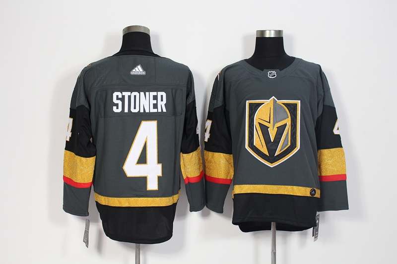 Vegas Golden Knights STONER #4 Grey NHL Jersey