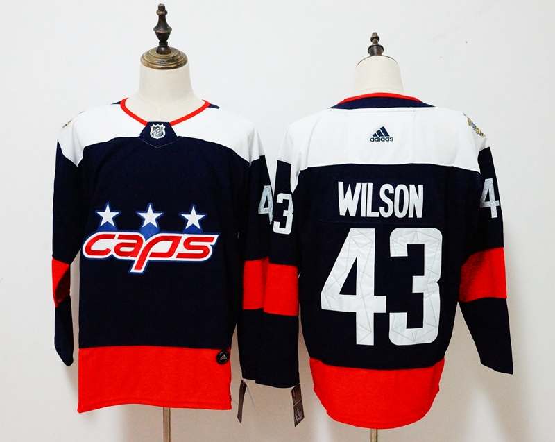 Washington Capitals WILSON #43 Dark Blue NHL Jersey
