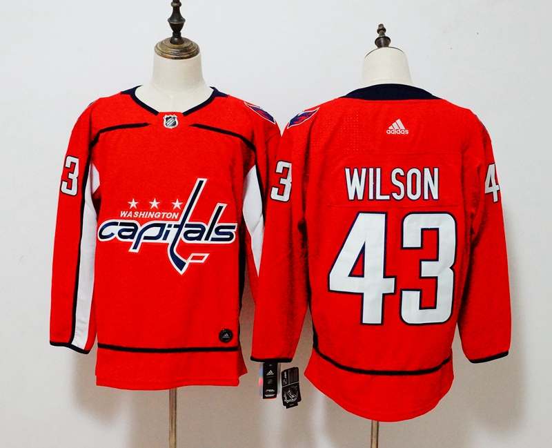 Washington Capitals WILSON #43 Red NHL Jersey