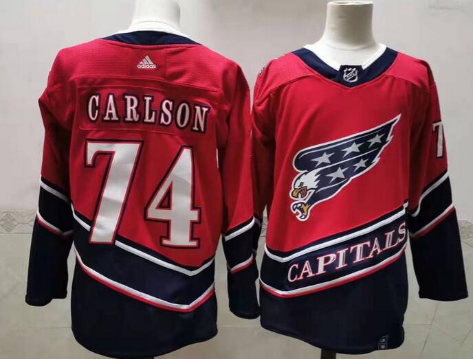 Washington Capitals CARLSON #74 Red Classics NHL Jersey
