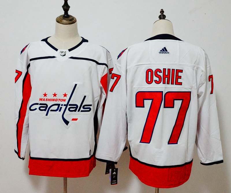Washington Capitals OSHIE #77 White NHL Jersey