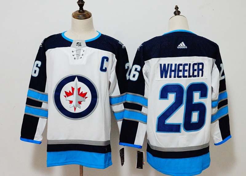 Winnipeg Jets WHEELER #26 White NHL Jersey
