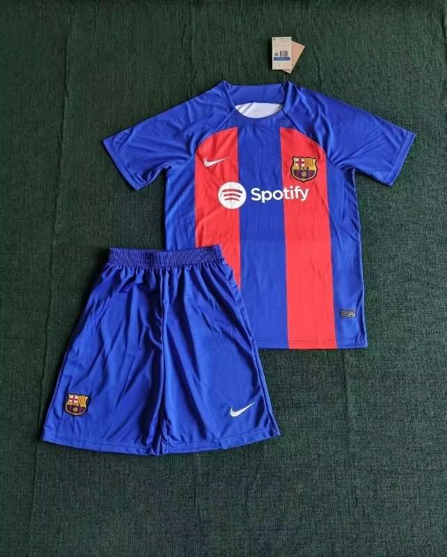 23/24 Barcelona Home Soccer Jersey Leaked