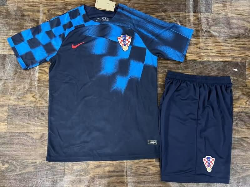 2022 Croatia Away Soccer Jersey