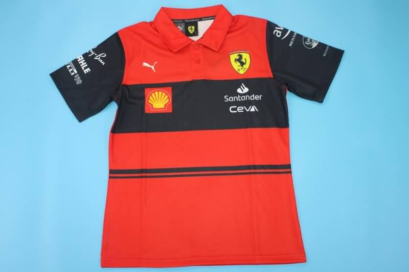 Thailand Quality(AAA) 2022 Ferrari Red Polo Soccer T-Shirt