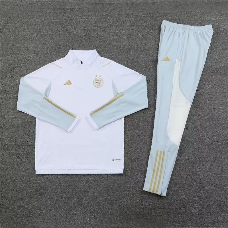 Thailand Quality(AAA) 2023 Algeria White Soccer Tracksuit