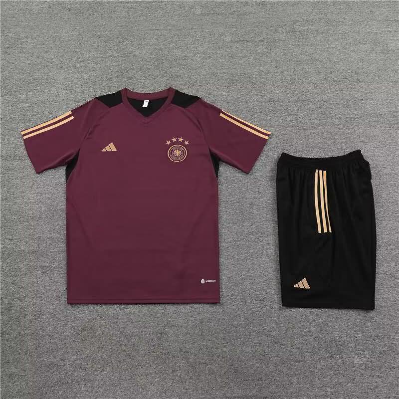 Thailand Quality(AAA) 2023 Germany Red Soccer Training Sets