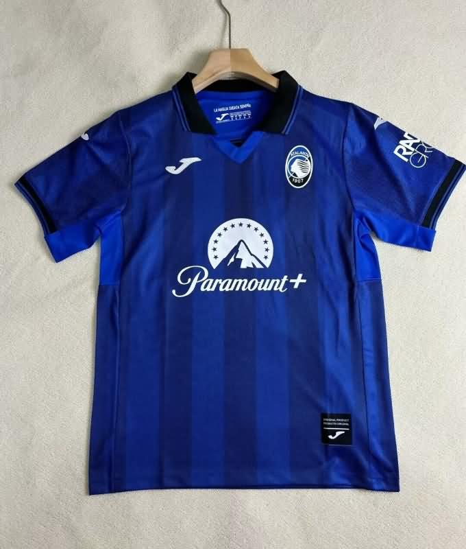 Thailand Quality(AAA) 23/24 Atalanta BC Home Soccer Jersey Sponsor