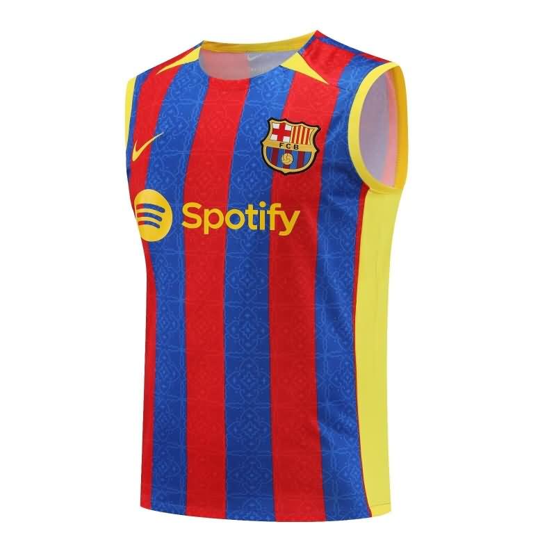 Thailand Quality(AAA) 23/24 Barcelona Training Vest Soccer Jersey 07