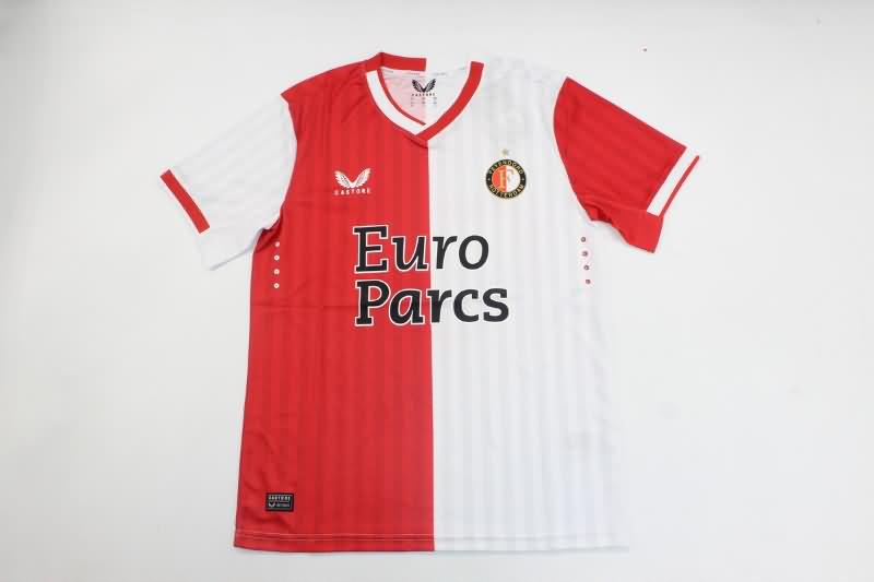 Thailand Quality(AAA) 23/24 Feyenoord Home Soccer Jersey (Player)